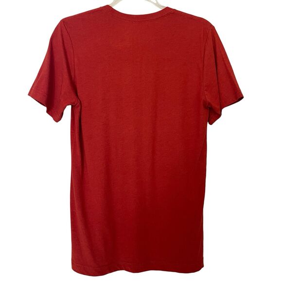 Beetlejuice Shirt Womens Small Rust Strange and Unusual Short Sleeve Movie Quote - Picture 2 of 10